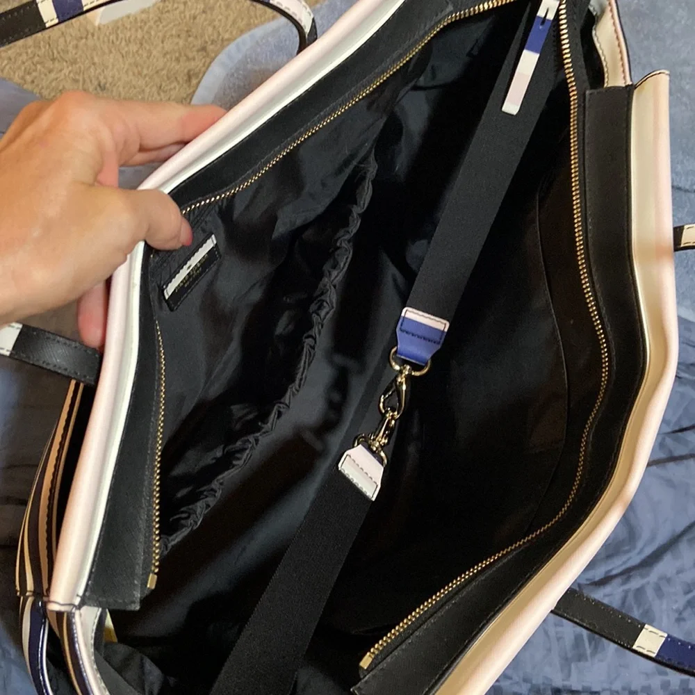 Kate Spade Striped Kaylie grove street Diaper Baby Bag